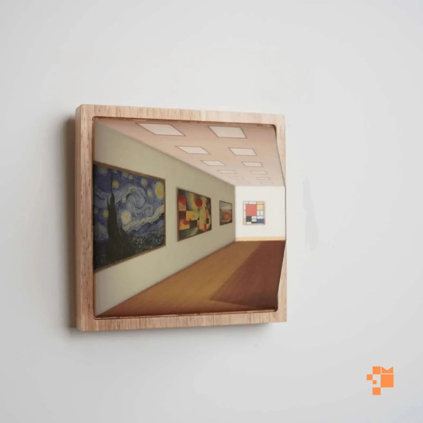 3D Tasarım Lamba İllüzyon Duvar Sanatı - MNDStore