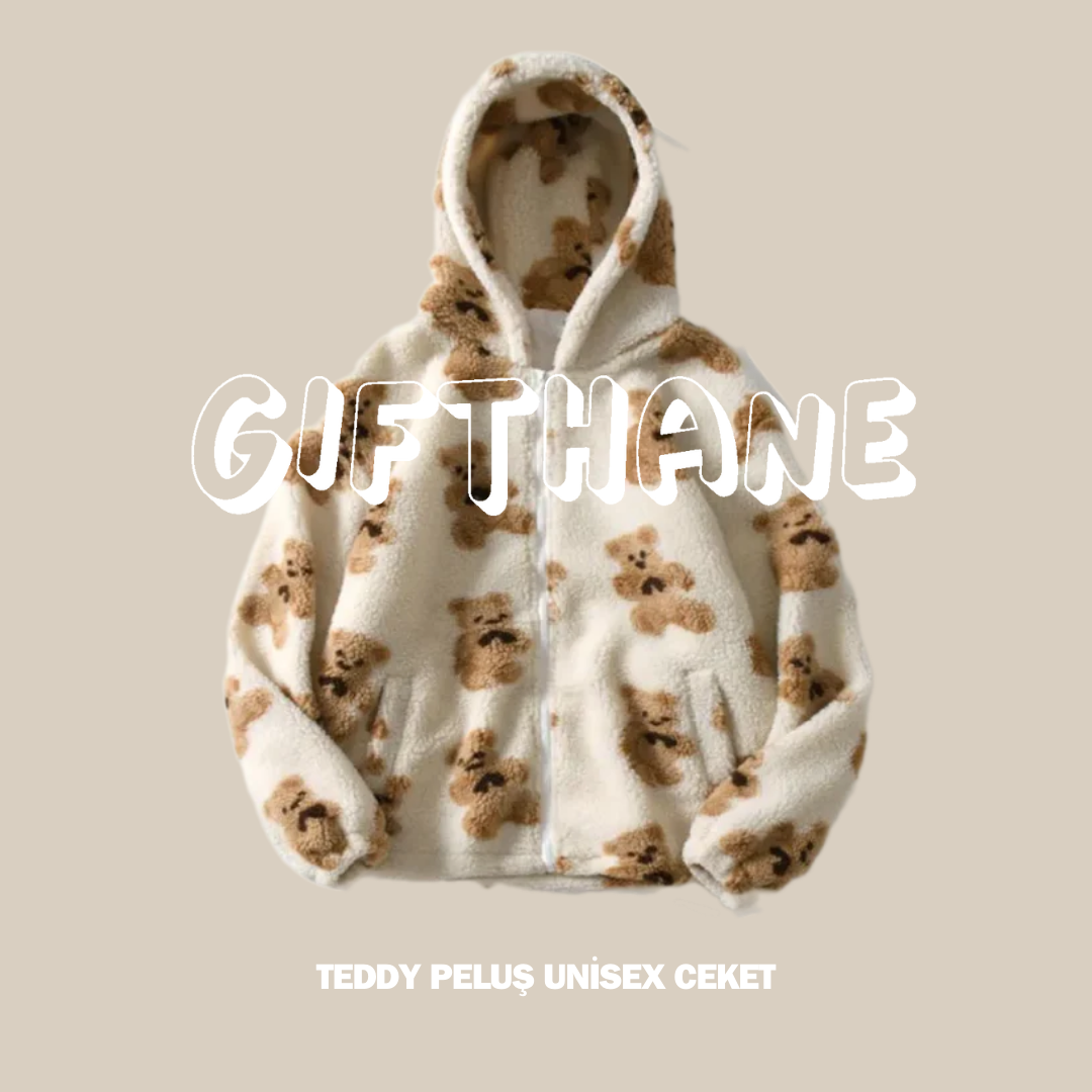 Teddy Peluş Unisex Ceket