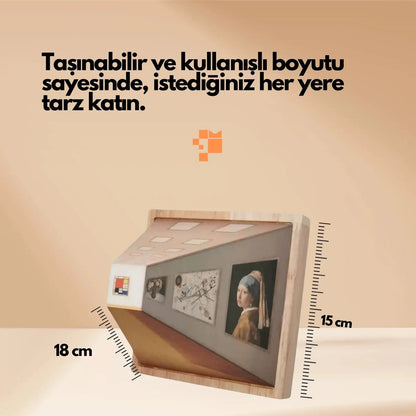 3D Tasarım Lamba İllüzyon Duvar Sanatı - MNDStore