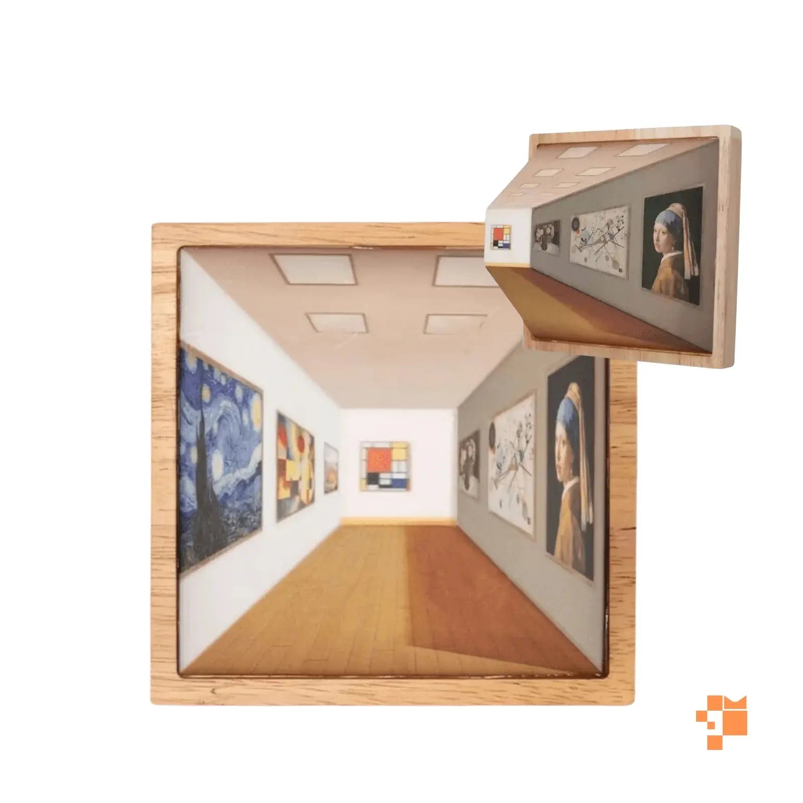 3D Tasarım Lamba İllüzyon Duvar Sanatı - MNDStore