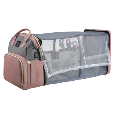 MNDStore™  Katlanabilir Anne-Bebek Çantası