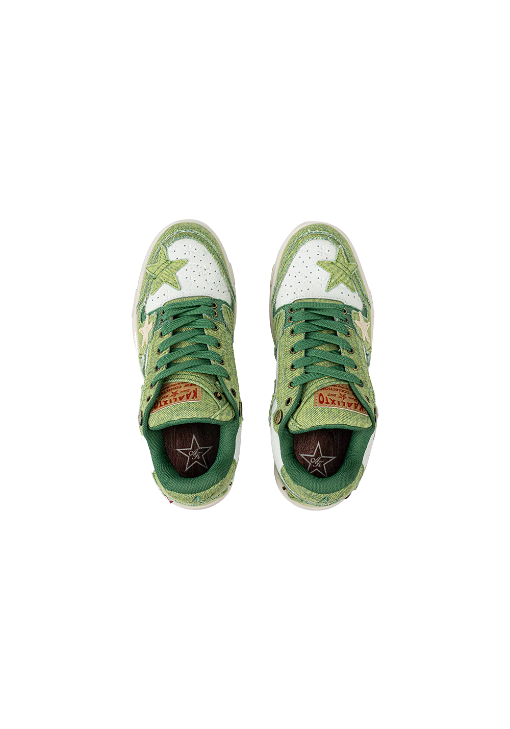 Retro Star Sneakers - Avocado