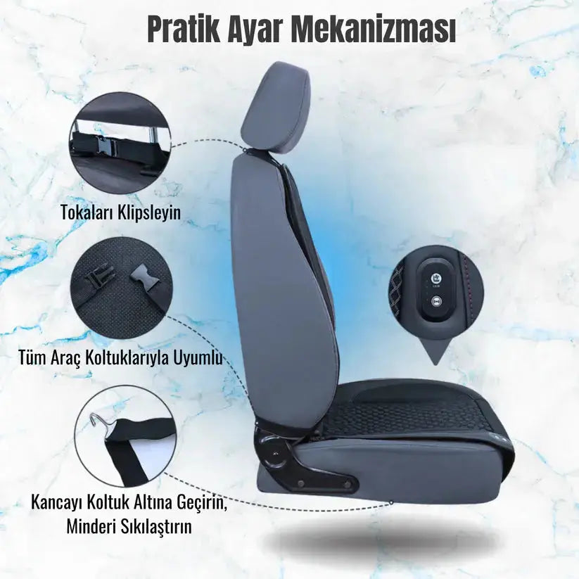 Fanlı Serinletici Koltuk Minderi Gifthane