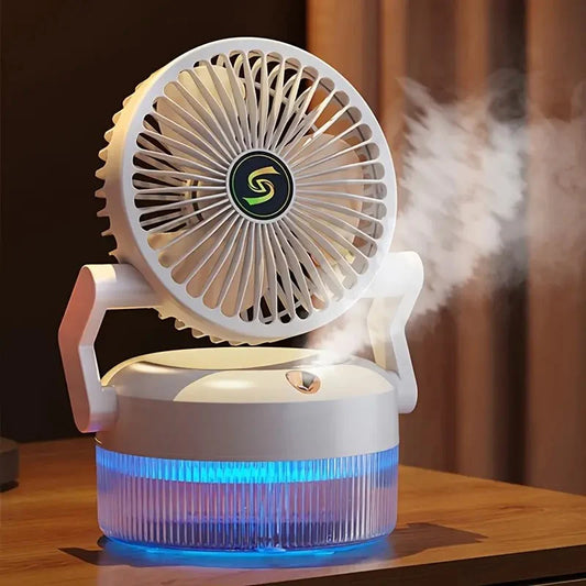 Katlanabilir USB Şarjlı Mini Soğutma Fanı Nemlendirici - MNDStore