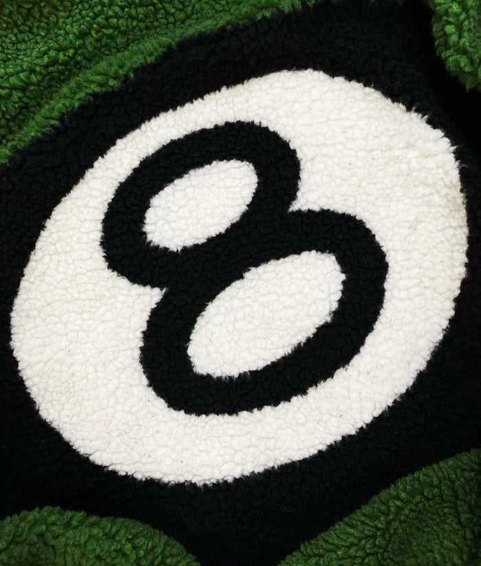 Stussy 8 Ball Fleece Ceket ağzı açılır kapanır timsah terlik