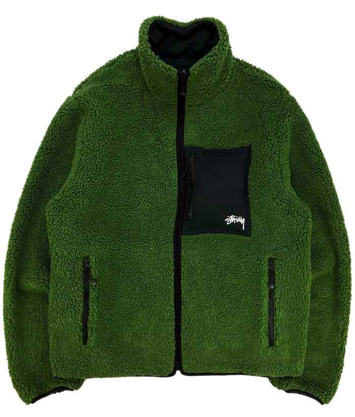 Stussy 8 Ball Fleece Ceket Shark Hoodie