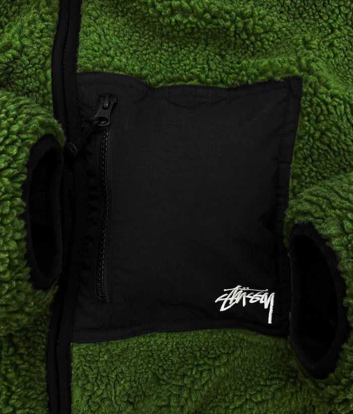 Stussy 8 Ball Fleece Ceket ağzı açılır kapanır timsah terlik