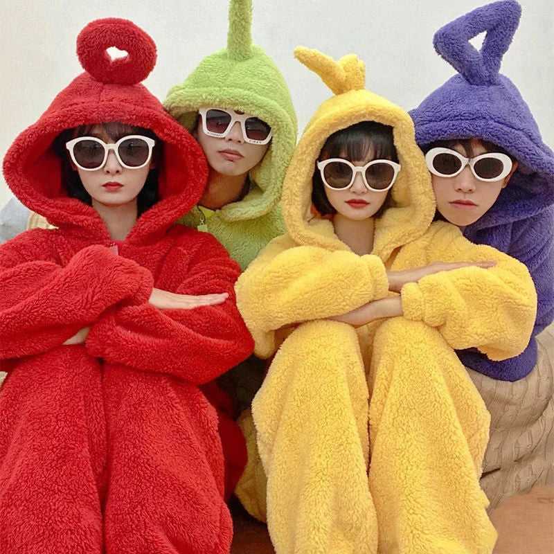 Teletubbies Pijama Tulum -Hoodie