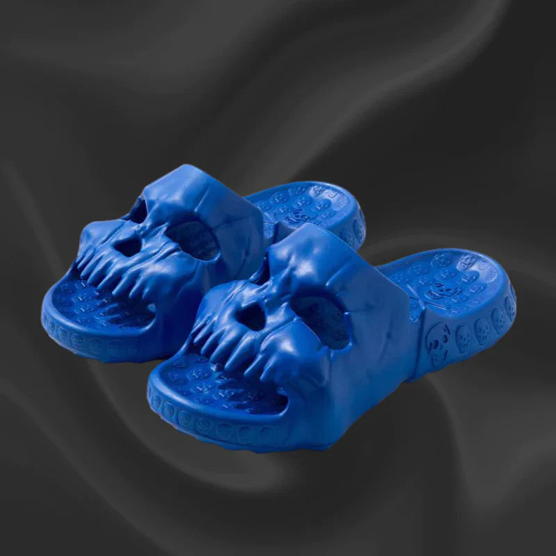 Skull Terlik - Kurukafa kış terliği