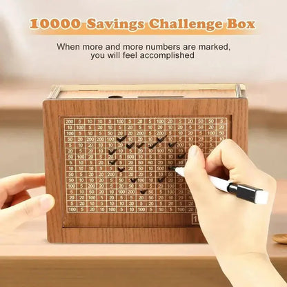 Mndstore™ Wooden Money Saving Box MNDStore