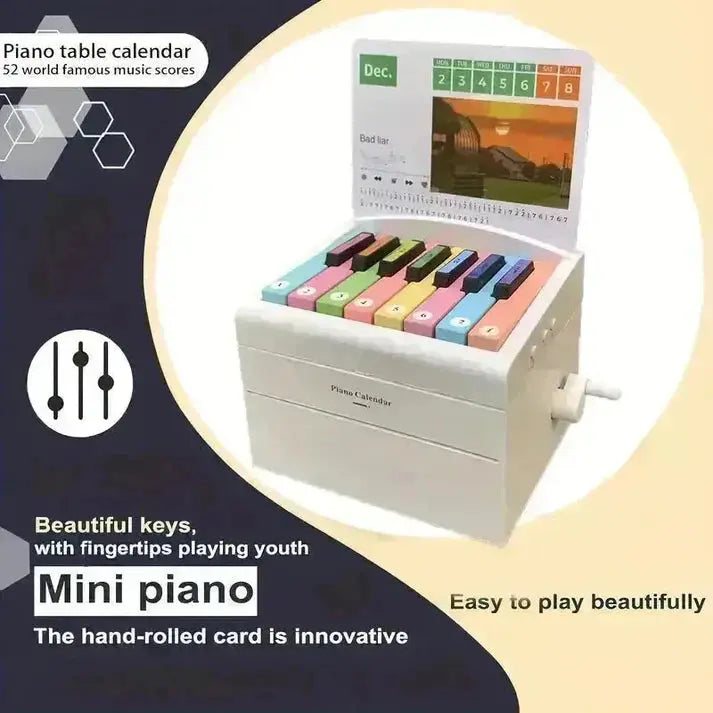 Mndstore™ Musical Piano Calendar MNDStore