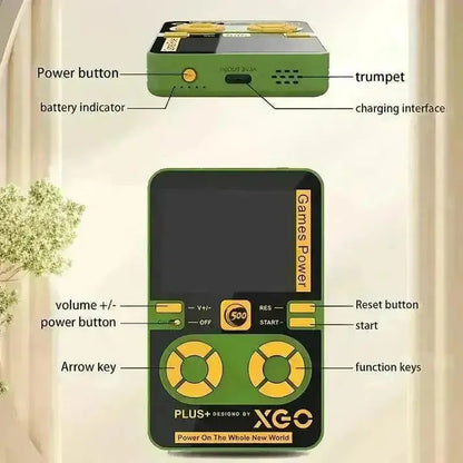 Mndstore™ Retro Game Power Bank MNDStore